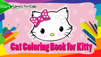 Kitty Coloring Book for Cats โปสเตอร์