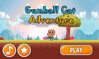 Gumball Cat-Adventure Cartaz