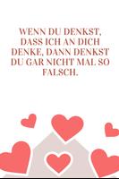 Spruch Liebe Plakat