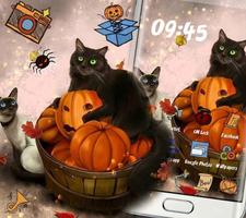 Kitty Pumpkin Theme imagem de tela 2