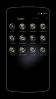 Black Kitty Golden Icons تصوير الشاشة 2