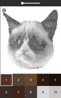 Cat Pixel Art - Cat Color By Number screenshot 1