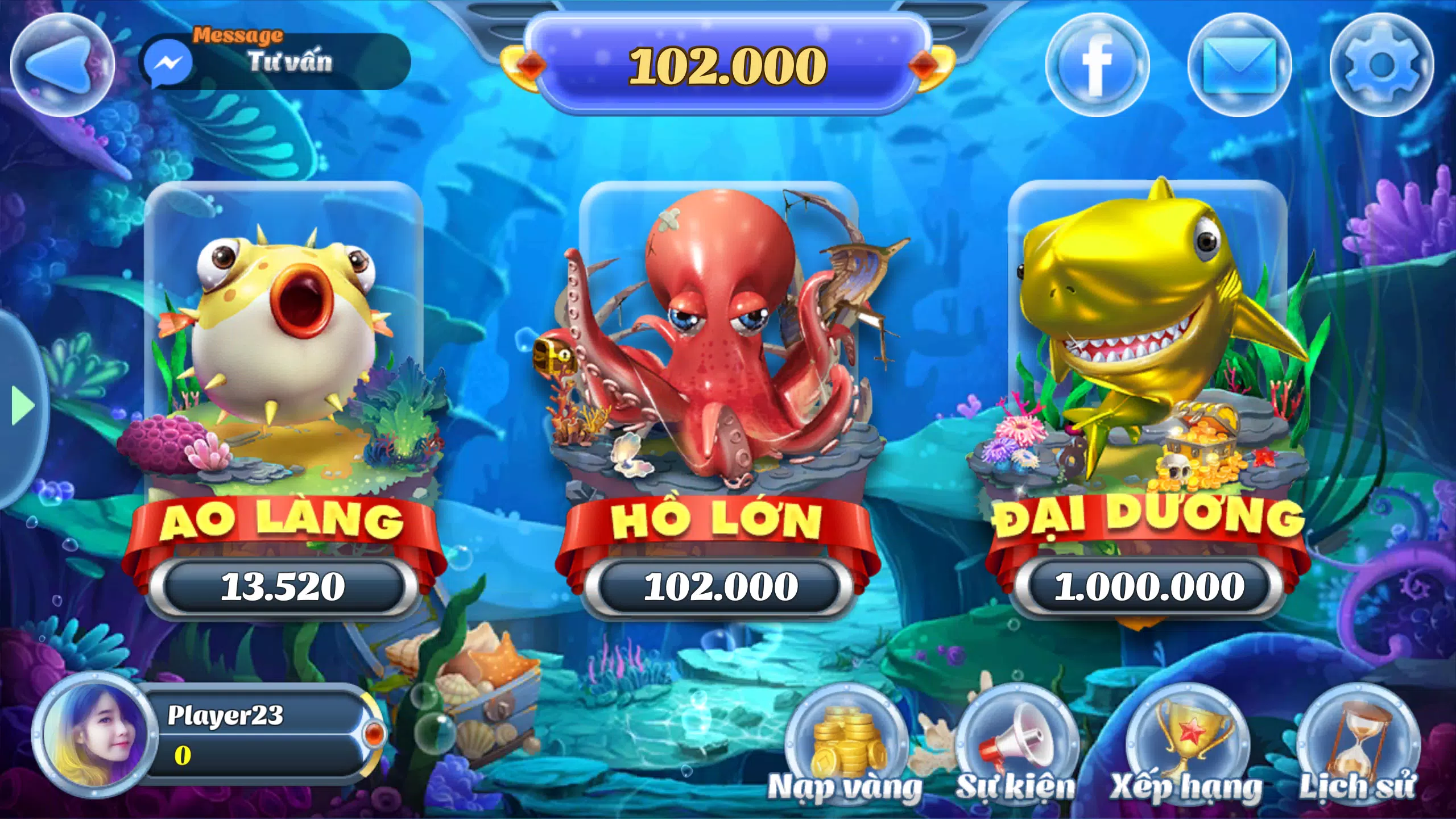Bắn cá Thần Tài-Game ban ca online, ban ca sieu thi android game APK download
