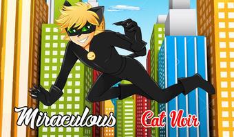 🐱Miraculous Cat Noir-ladybug poster
