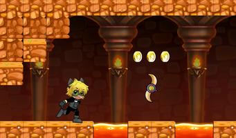 Adventure Cat Noir Ninja world Ekran Görüntüsü 3