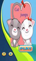 Cat jumps পোস্টার