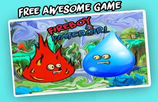 fireboy & watergirl castle game Affiche