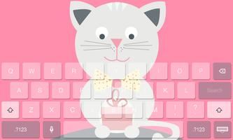 Cats Theme Beauty Keyboard स्क्रीनशॉट 2