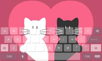 Cats Theme Beauty Keyboard स्क्रीनशॉट 3