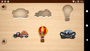 Baby puzzle game - Vehicles screenshot 1