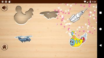 Baby puzzle game - Vehicles screenshot 2