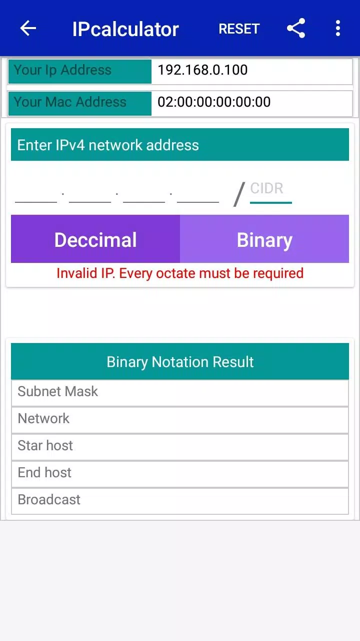 Descarga de APK de IP Calculator | CIDR | Network IP Subnet para Android