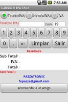 Calcula el IVA Chile পোস্টার