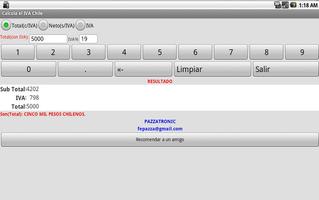 Calcula el IVA Chile ภาพหน้าจอ 2