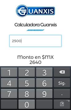 Calculadora Guanxis screenshot 1