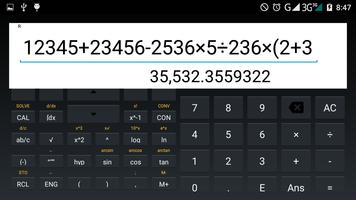 Calculator fx-570MS Poster