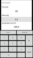 Acceleration Calculator اسکرین شاٹ 3