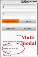 X Stats-Statistics calculator تصوير الشاشة 3