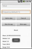 X Stats-Statistics calculator تصوير الشاشة 1