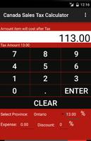 Canada Sales Tax Calculator الملصق