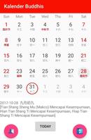 Kalender Buddhis โปสเตอร์