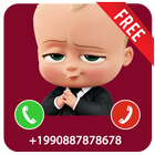 Fake Call From Baby Boss Prank 2017 ícone