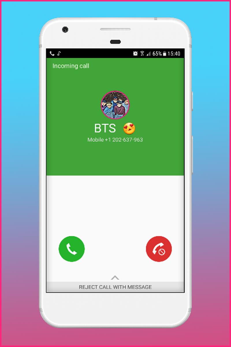 Android için Fake Call From BTS - APK'yı İndir