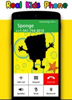 Sponge Call - Kids Phone capture d'écran 1
