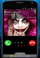 Call from Killer Woman Clown-poster