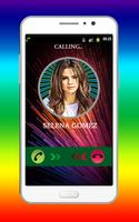 Fake Call From Selena Gomezz prank poster