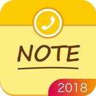 Note pad - write memo, keep list, after call أيقونة