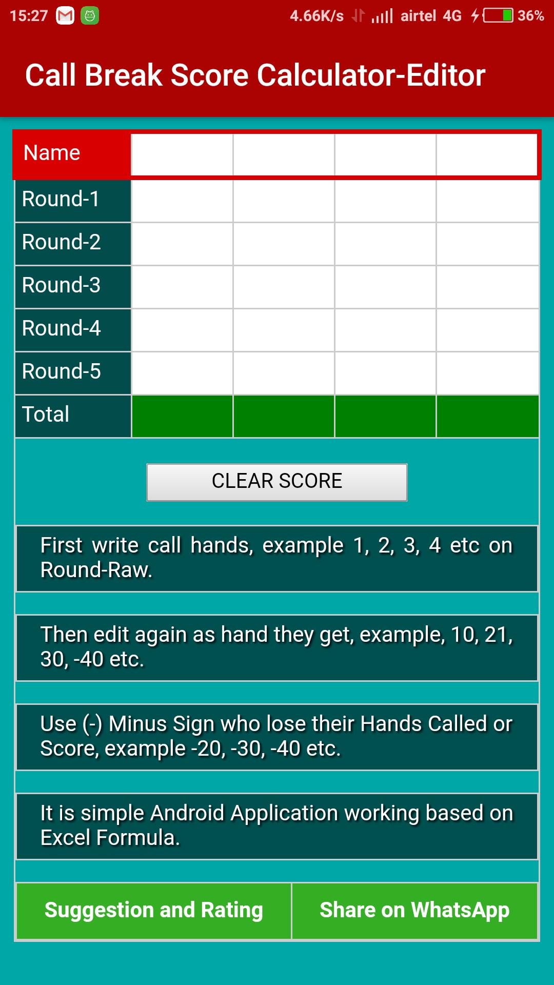 Call Break Point Calculator Multiplayer Offline For Android Apk Download - roblox player points counter in 2019
