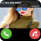 Prank calling app - fake call 图标