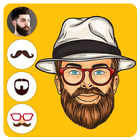 Handsome Men Beard Bar For Man- Beard Photo Editor biểu tượng