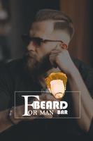Handsome Men Beard Bar For Man- Beard Photo Editor پوسٹر