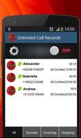 Unlilimited Call Recorder Pro স্ক্রিনশট 1