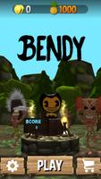 Poster Temple Bendy Jungle Ink Machine