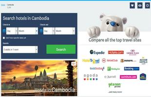 Cambodia Hotel Booking Plakat