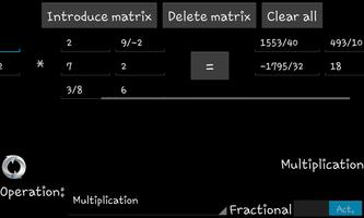 Calculadora de matrices captura de pantalla 2