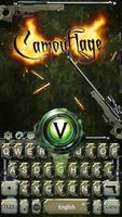 Camouflage Keyboard Theme poster