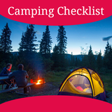 Camping Checklist Zeichen