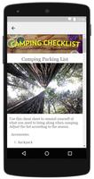 Camping Checklist تصوير الشاشة 1