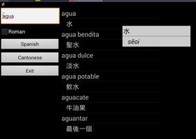 پوستر Cantonese Spanish Dictionary