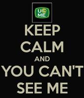 You can't see me! poster