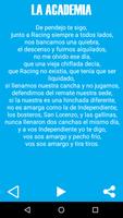 Canciones de Racing screenshot 1