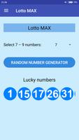 Canada lottery Lotto 6/49 Lotto MAX Daily Grand capture d'écran 1