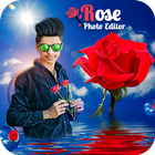 Rose Photo Editor أيقونة