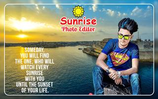 Sunrise Photo Editor plakat