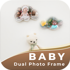 Icona Baby Dual Photo Frame