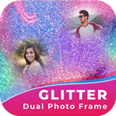 Glitter Dual Photo Frame APK